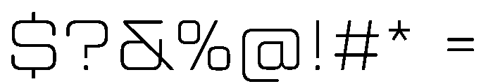 TT Lakes Neue Trl Ext XLt Font OTHER CHARS