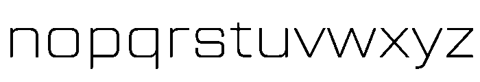 TT Lakes Neue Trl Ext XLt Font LOWERCASE