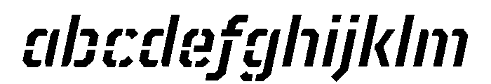TT Mussels Stencil Trl Db It FONT