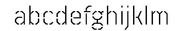 TT Mussels Stencil Trl Lt FONT