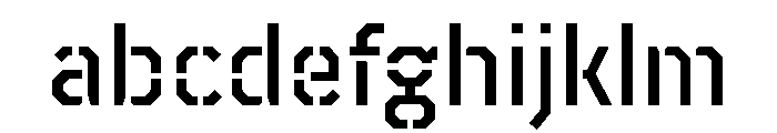 TT Mussels Stencil Trl Md FONT