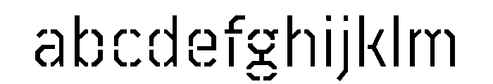 TT Mussels Stencil Trl Rg FONT