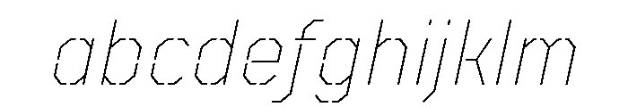 TT Mussels Stencil Trl Th It FONT