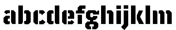 TT Mussels Stencil Trl XBd FONT