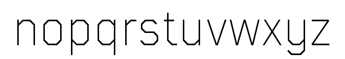 TT Mussels Trl ExtraLight Font LOWERCASE