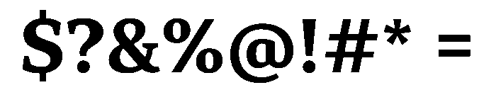 TT Norms Pro Serif Trl Bd Font OTHER CHARS