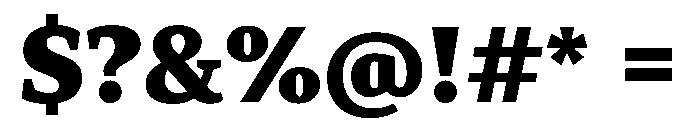 TT Norms Pro Serif Trl Blc Font OTHER CHARS