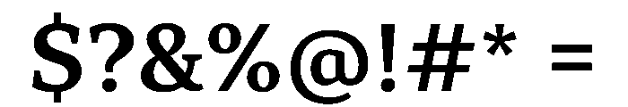 TT Norms Pro Serif Trl Db Font OTHER CHARS