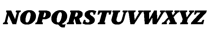 TT Norms Pro Serif Trl ExtraBlc It Font UPPERCASE
