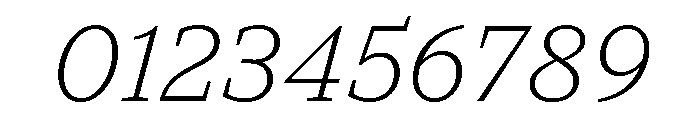 TT Norms Pro Serif Trl Lt It Font OTHER CHARS