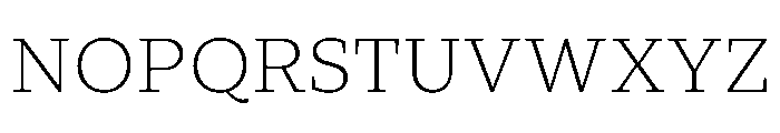 TT Norms Pro Serif Trl Lt Font UPPERCASE
