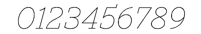 TT Norms Pro Serif Trl Th It Font OTHER CHARS