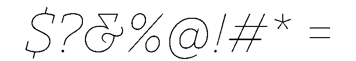 TT Norms Pro Serif Trl Th It Font OTHER CHARS