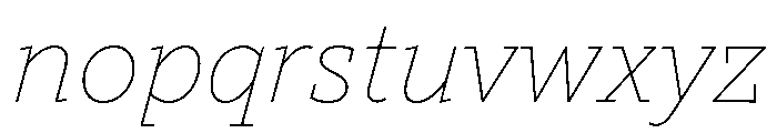 TT Norms Pro Serif Trl Th It Font LOWERCASE