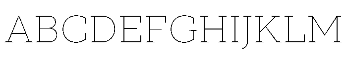 TT Norms Pro Serif Trl Th Font UPPERCASE