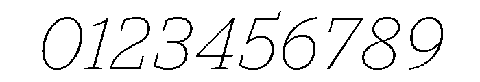TT Norms Pro Serif Trl XLt It Font OTHER CHARS