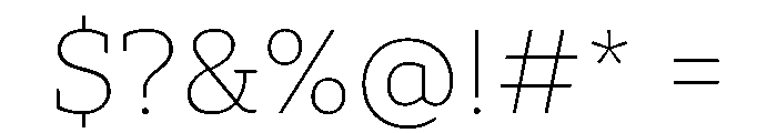 TT Norms Pro Serif Trl XLt Font OTHER CHARS