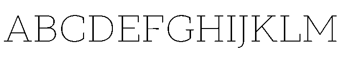 TT Norms Pro Serif Trl XLt Font UPPERCASE