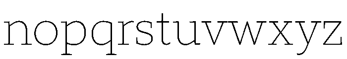 TT Norms Pro Serif Trl XLt Font LOWERCASE