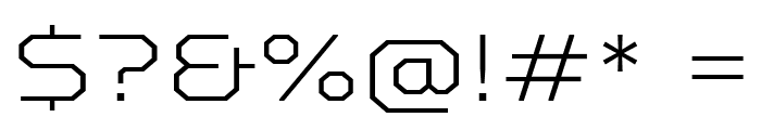 TT Octosquares Trl Exp Th Font OTHER CHARS
