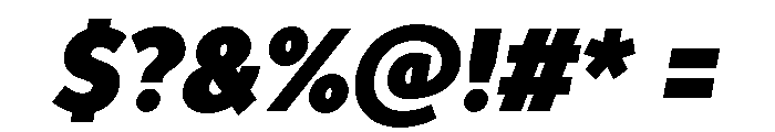 TT Prosto Sans Trl Cnd Black Italic Font OTHER CHARS