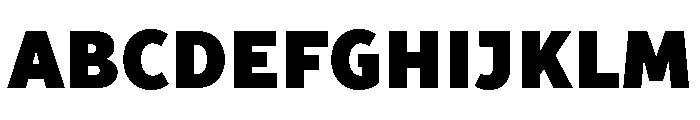 TT Prosto Sans Trl Cnd Black Font UPPERCASE