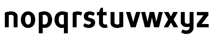 TT Prosto Sans Trl Cnd Bold Font LOWERCASE
