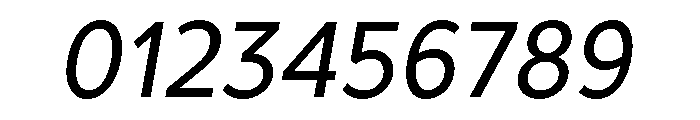 TT Prosto Sans Trl Cnd Italic Font OTHER CHARS