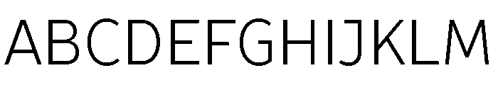 TT Prosto Sans Trl Cnd Light Font UPPERCASE