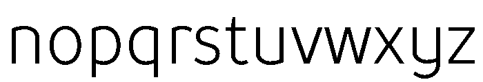 TT Prosto Sans Trl Cnd Light Font LOWERCASE