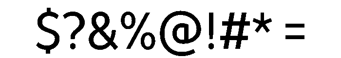 TT Prosto Sans Trl Cnd Regular Font OTHER CHARS
