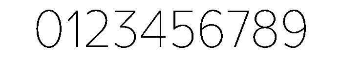 TT Prosto Sans Trl Cnd Thin Font OTHER CHARS
