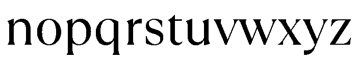 TT Ramillas Trl Regular Font LOWERCASE