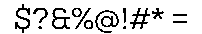 TT Rationalist Trl Regular Font OTHER CHARS