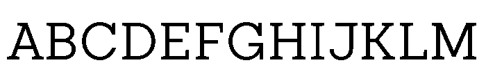 TT Rationalist Trl Regular Font UPPERCASE