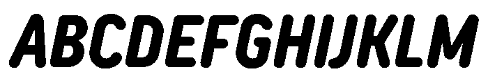 TT Rounds Neue Trl Cmd Bd It Font UPPERCASE
