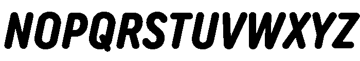 TT Rounds Neue Trl Cmd Bd It Font UPPERCASE