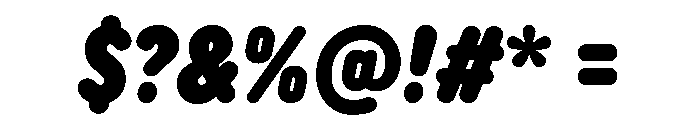 TT Rounds Neue Trl Cmd Blc It Font OTHER CHARS