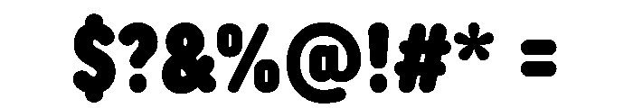 TT Rounds Neue Trl Cmd Blc Font OTHER CHARS