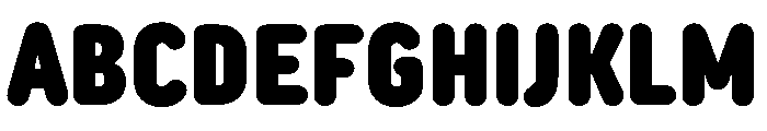TT Rounds Neue Trl Cmd Blc Font UPPERCASE