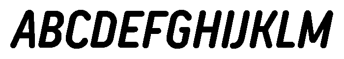 TT Rounds Neue Trl Cmd Db It Font UPPERCASE