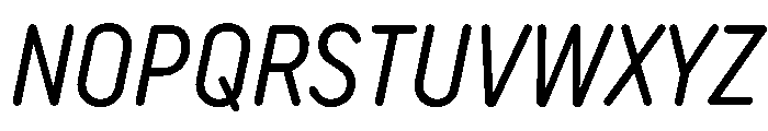 TT Rounds Neue Trl Cmd It Font UPPERCASE