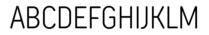 TT Rounds Neue Trl Cmd Lt Font UPPERCASE