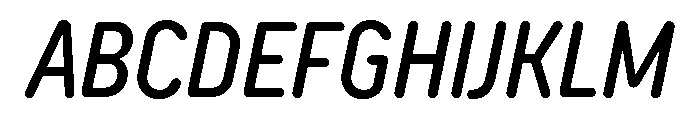 TT Rounds Neue Trl Cmd Md It Font UPPERCASE