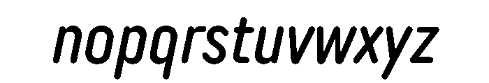 TT Rounds Neue Trl Cmd Md It Font LOWERCASE
