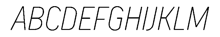 TT Rounds Neue Trl Cmd Th It Font UPPERCASE