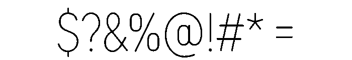 TT Rounds Neue Trl Cmd Th Font OTHER CHARS