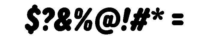 TT Rounds Neue Trl Cmd XBd It Font OTHER CHARS