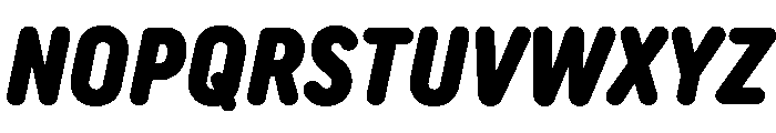 TT Rounds Neue Trl Cmd XBd It Font UPPERCASE
