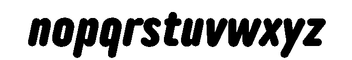 TT Rounds Neue Trl Cmd XBd It Font LOWERCASE